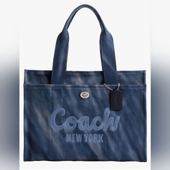 Coach Handbags - Coach Cargo Tote Bag 42, Midnight Navy Tie Dye Tote bag